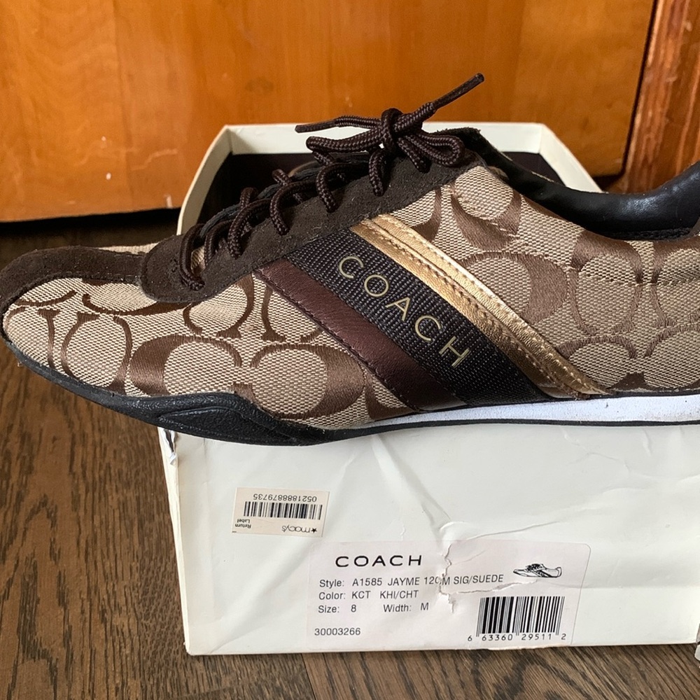 Coach Suede Shoes.